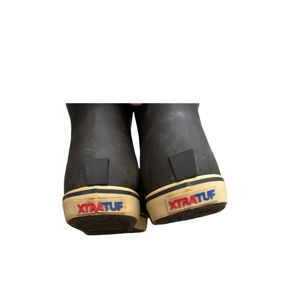 XTRATUF Ankle Deck Boot Big Kids Size 5 Brown